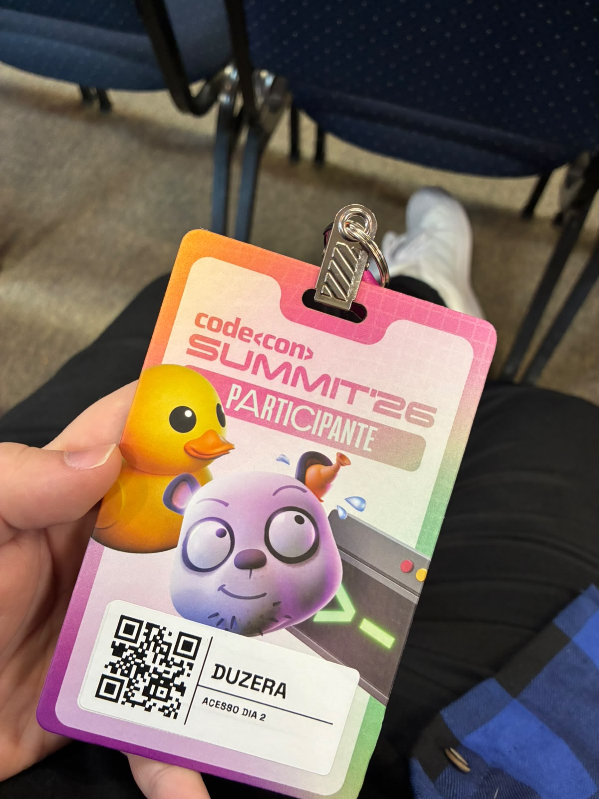 Crachá do Codecon Summit 26
